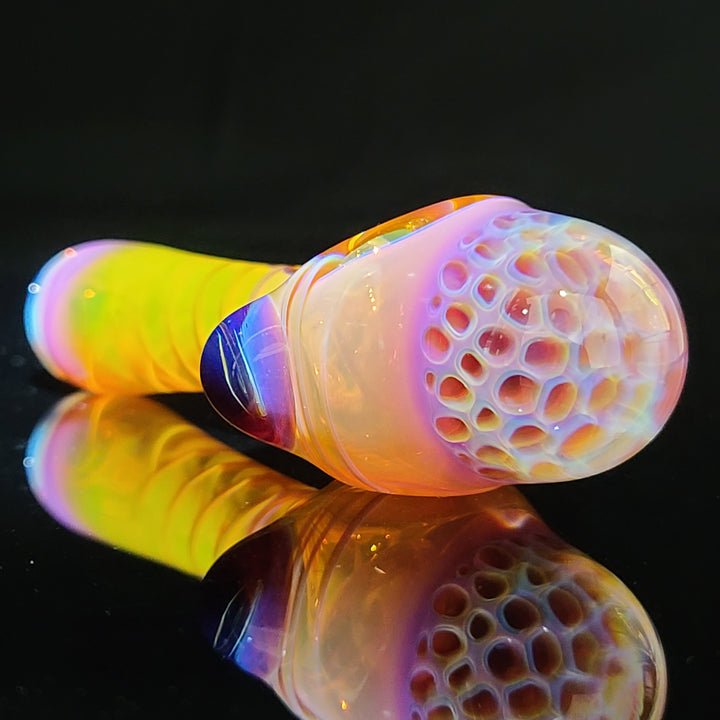 Alien Brain Honeycomb Pipe Glass Pipe Plug a Nug   