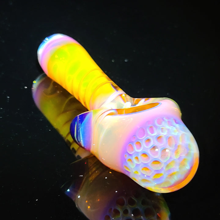 Alien Brain Honeycomb Pipe Glass Pipe Plug a Nug   