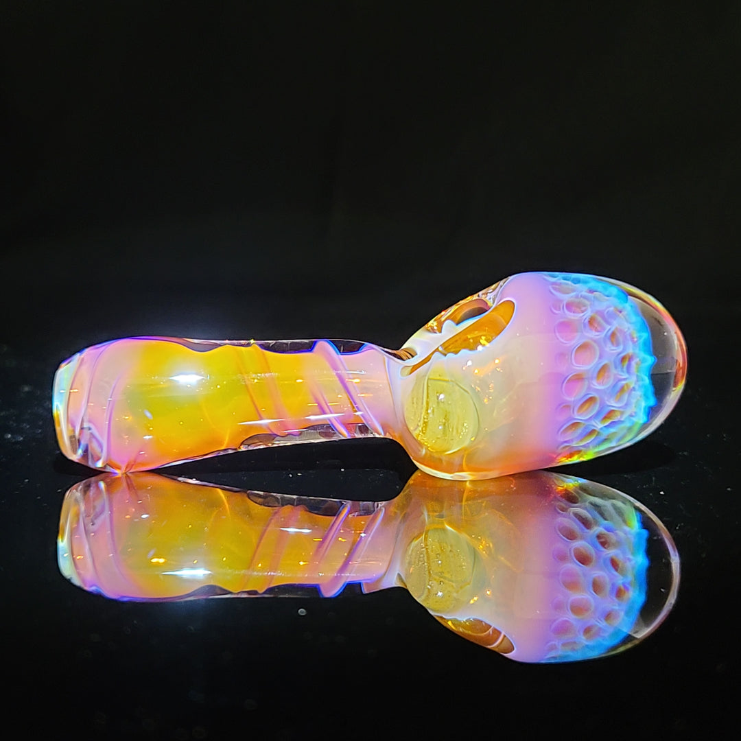 Alien Brain Honeycomb Pipe Glass Pipe Plug a Nug   