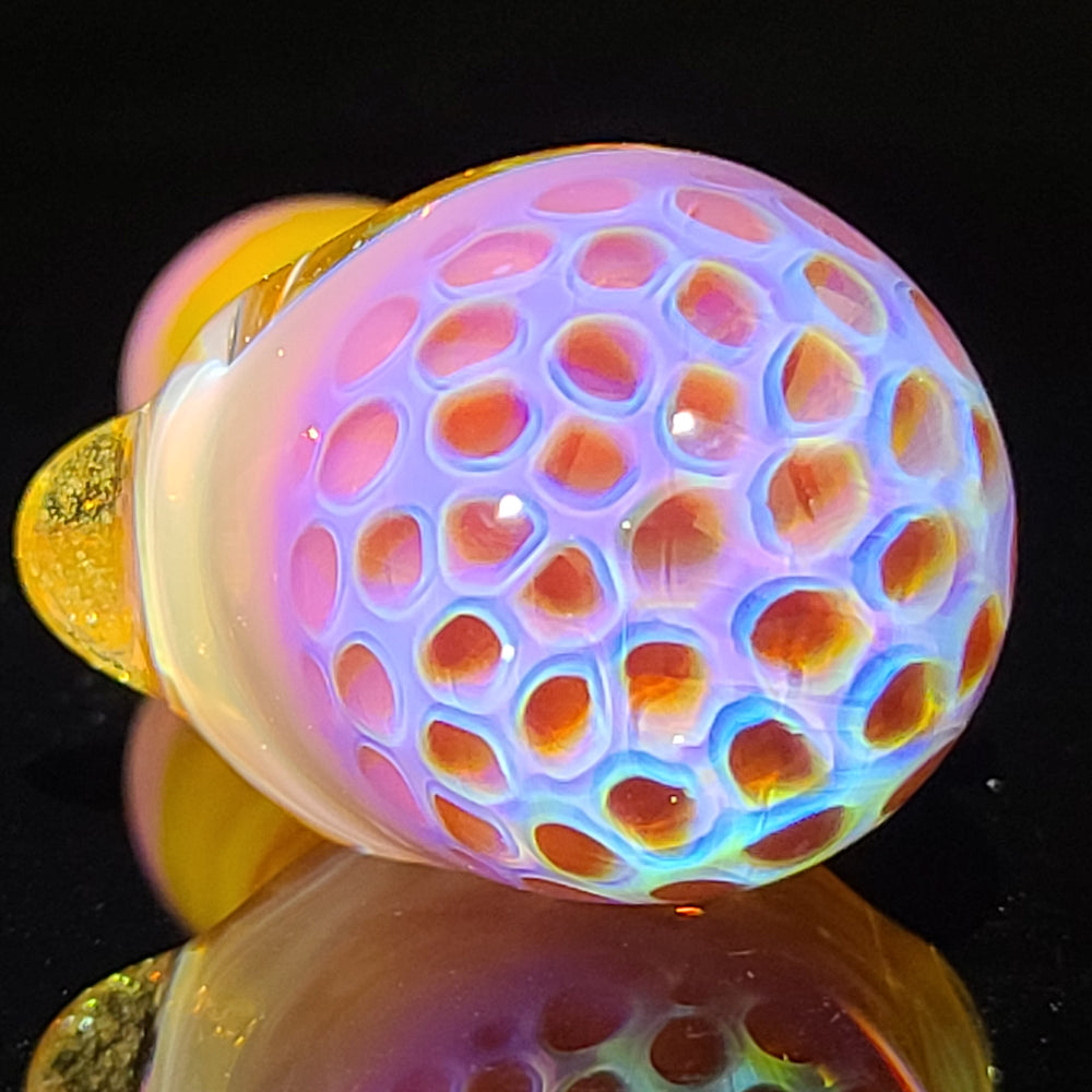 Alien Brain Honeycomb Pipe Glass Pipe Plug a Nug   