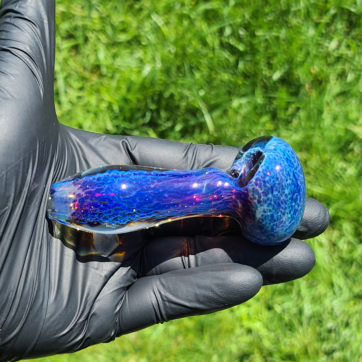 Purple Nebula Glass Pipe Glass Pipe Tako Glass   