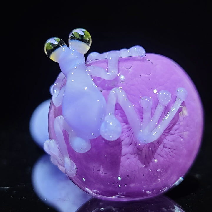 Orchid Happy Frog Pipe Glass Pipe Beezy Glass   
