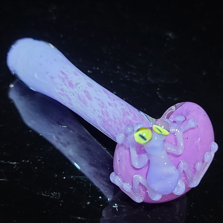 Orchid Happy Frog Pipe Glass Pipe Beezy Glass   