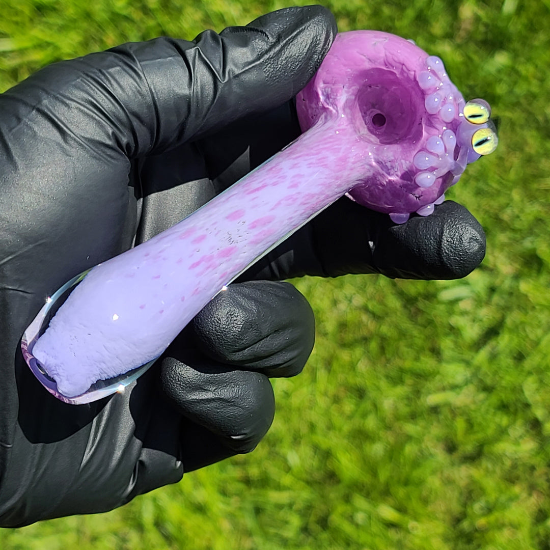 Orchid Happy Frog Pipe Glass Pipe Beezy Glass   