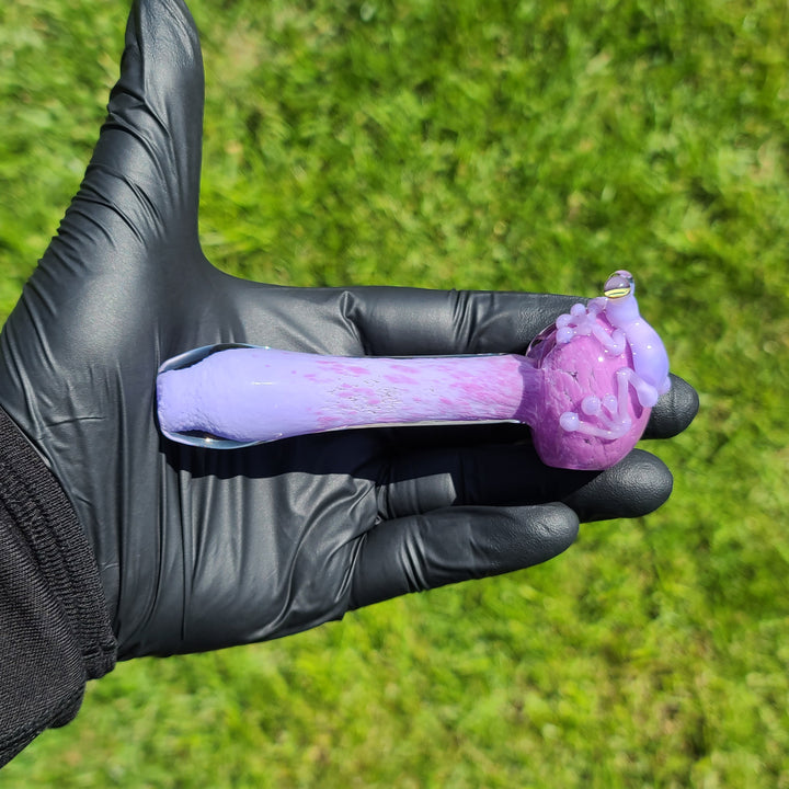 Orchid Happy Frog Pipe Glass Pipe Beezy Glass   