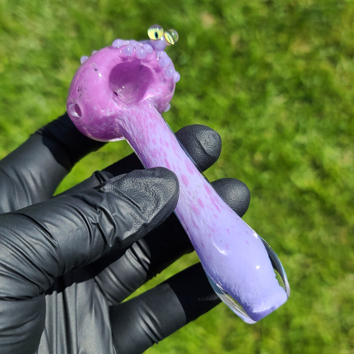 Orchid Happy Frog Pipe Glass Pipe Beezy Glass   