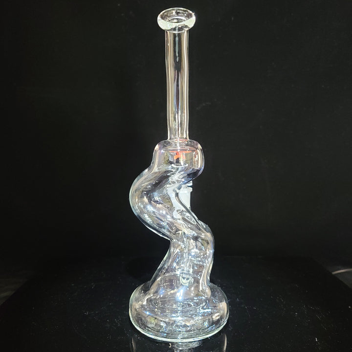 Solid Glass 11" Zong Bubbler Glass Pipe Solid Glass   