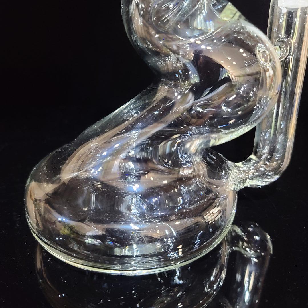 Solid Glass 11" Zong Bubbler Glass Pipe Solid Glass   