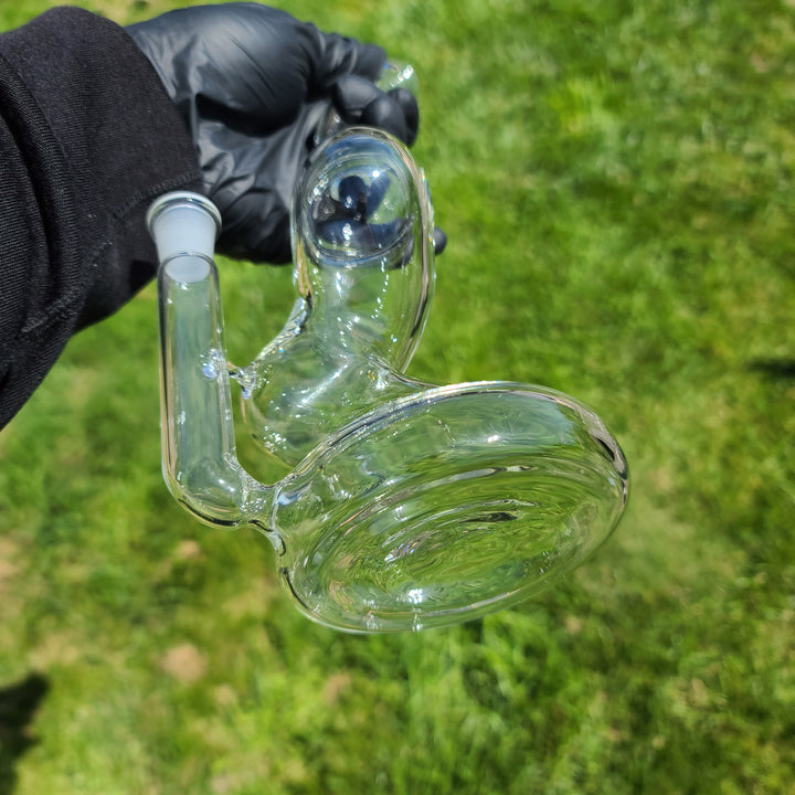 Solid Glass 11" Zong Bubbler Glass Pipe Solid Glass   