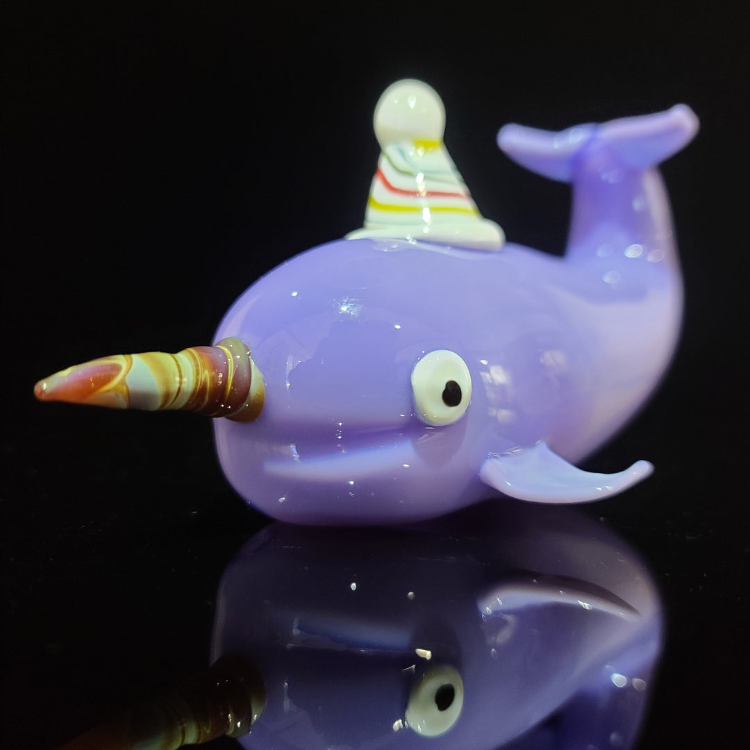 Narwhal Glass PIpe Glass Pipe Dellene Peralta Glass   
