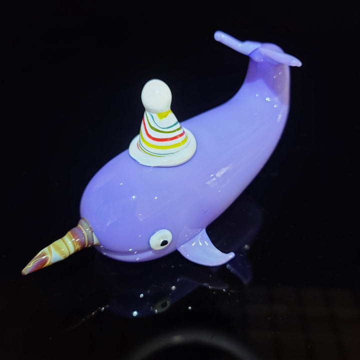Narwhal Glass PIpe Glass Pipe Dellene Peralta Glass   