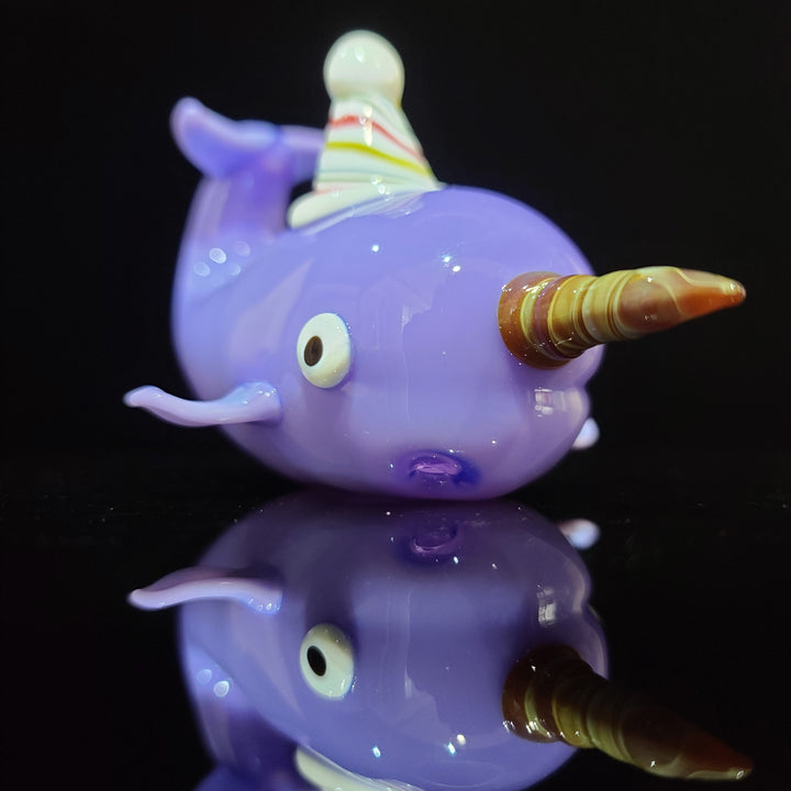 Narwhal Glass PIpe Glass Pipe Dellene Peralta Glass   