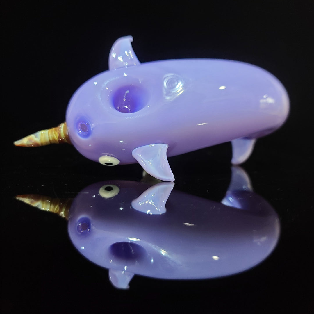 Narwhal Glass PIpe Glass Pipe Dellene Peralta Glass   