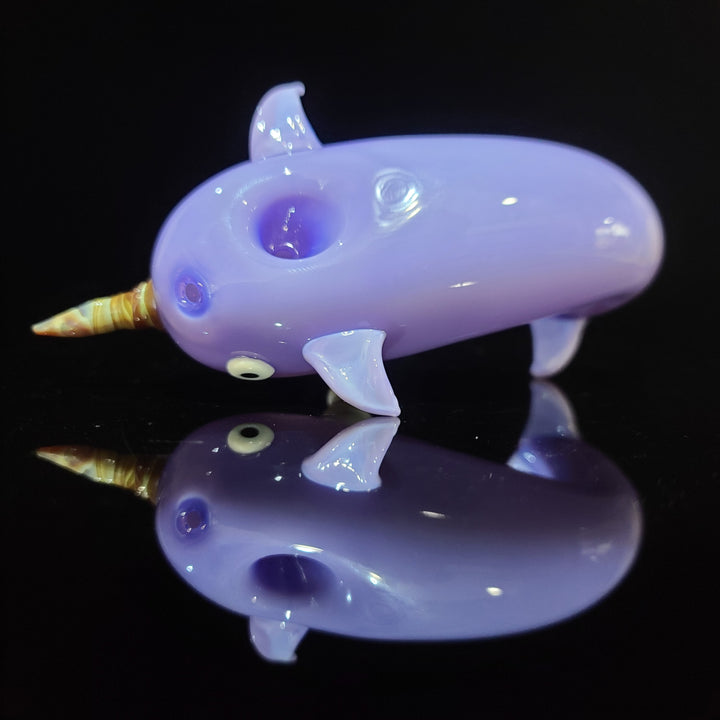 Narwhal Glass PIpe Glass Pipe Dellene Peralta Glass   