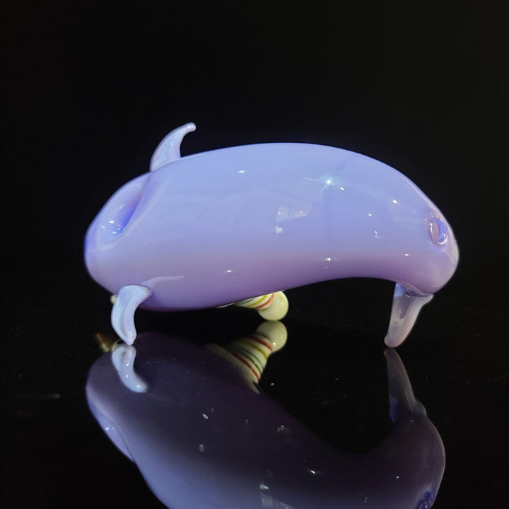 Narwhal Glass PIpe Glass Pipe Dellene Peralta Glass   