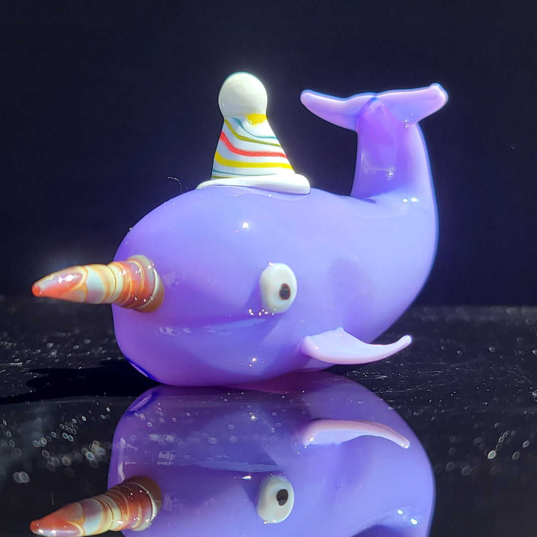 Narwhal Glass PIpe Glass Pipe Dellene Peralta Glass   