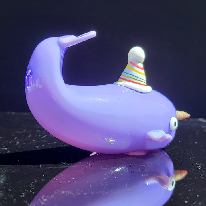Narwhal Glass PIpe Glass Pipe Dellene Peralta Glass   