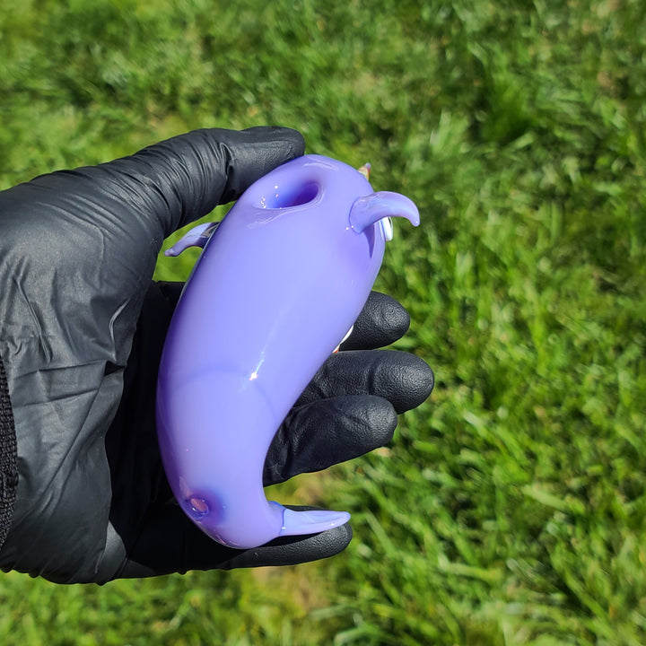 Narwhal Glass PIpe Glass Pipe Dellene Peralta Glass   