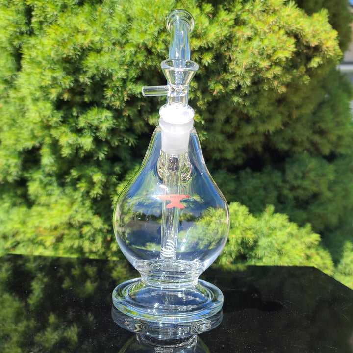 Solid Glass Pear Percolator Glass Pipe Solid Glass   