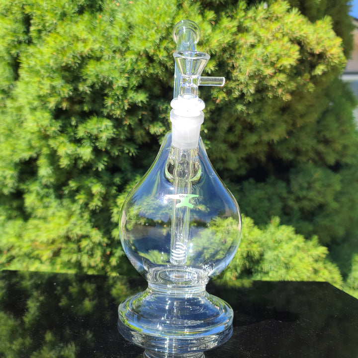 Solid Glass Pear Percolator Glass Pipe Solid Glass   