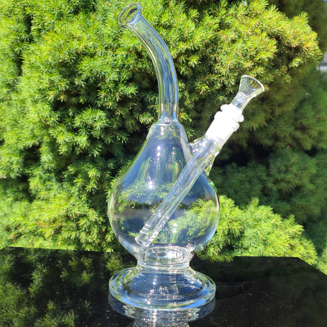 Solid Glass Pear Percolator Glass Pipe Solid Glass   