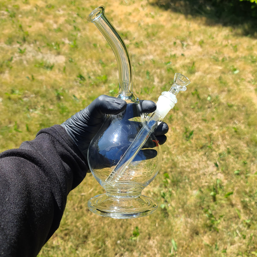 Solid Glass Pear Percolator Glass Pipe Solid Glass   