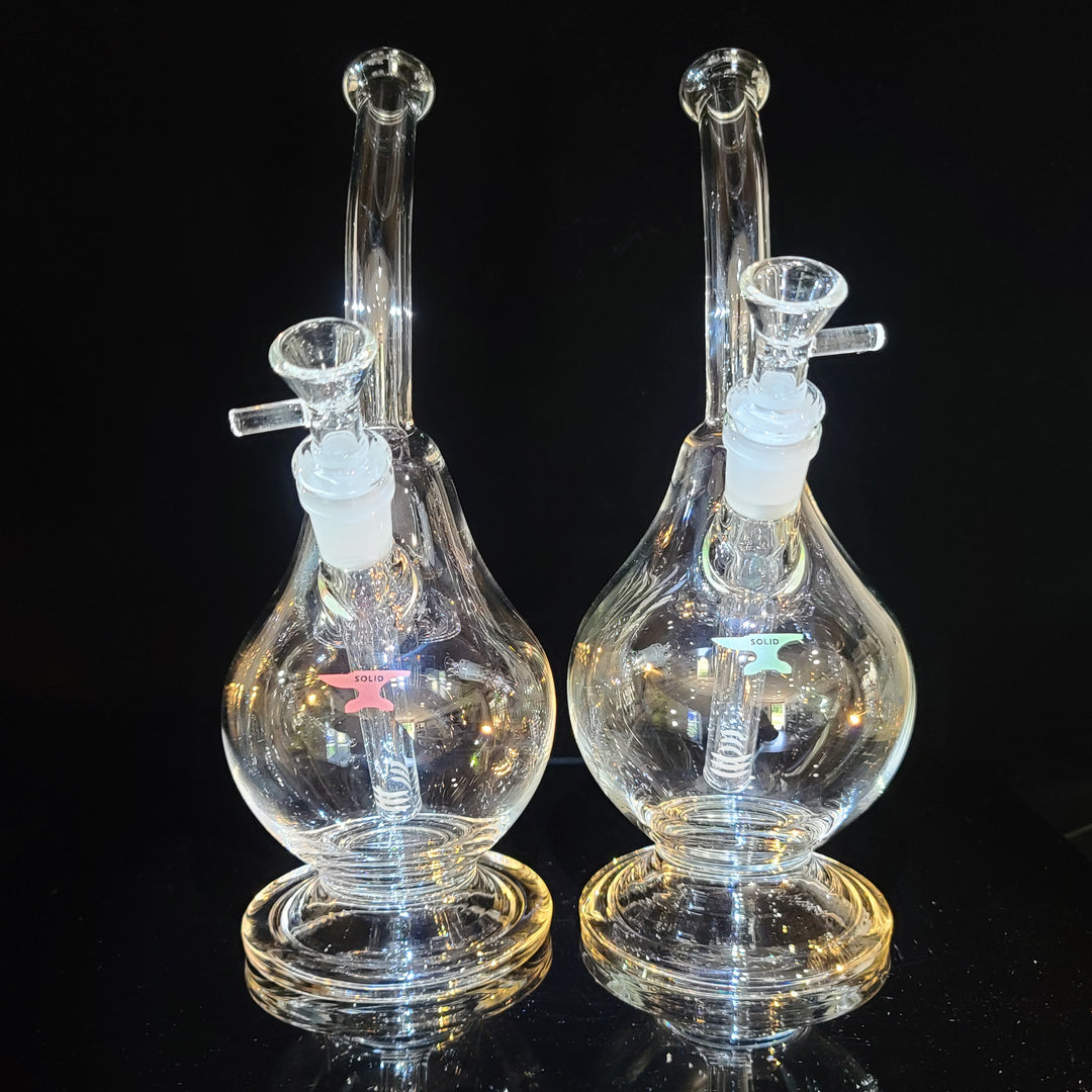 Solid Glass Pear Percolator Glass Pipe Solid Glass   