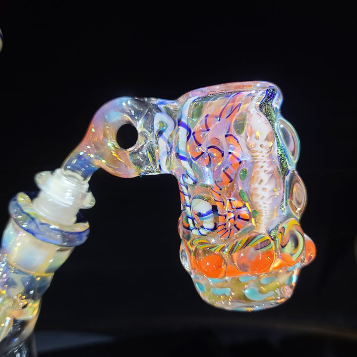 TAKO x Molten Imagination x JHP Collab Old School Bell Bong *SOLD* Glass Pipe Tako Glass   