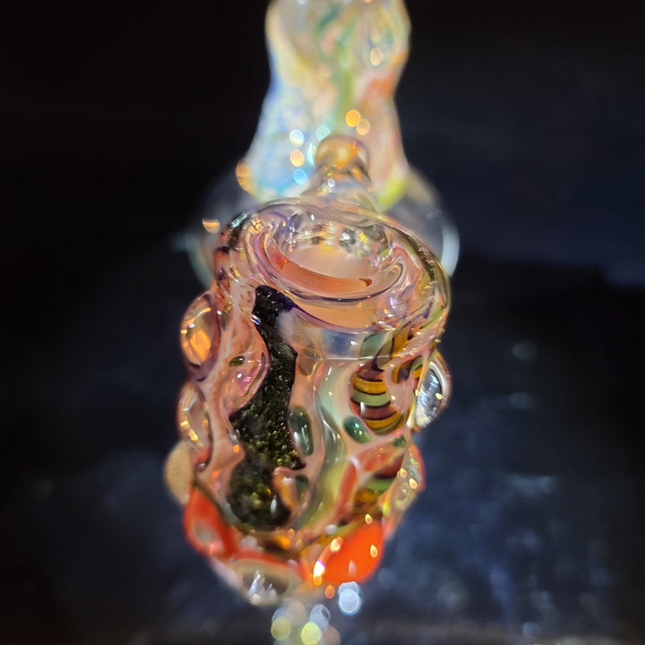 TAKO x Molten Imagination x JHP Collab Old School Bell Bong *SOLD* Glass Pipe Tako Glass   