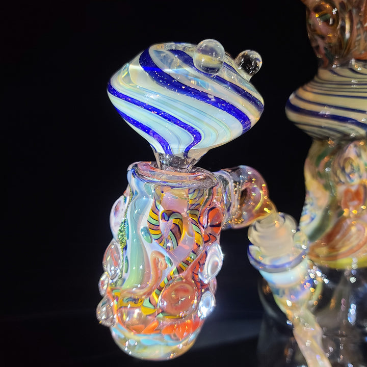 TAKO x Molten Imagination x JHP Collab Old School Bell Bong *SOLD* Glass Pipe Tako Glass   