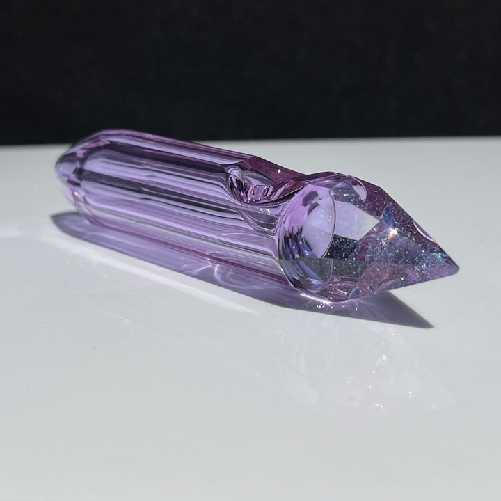 Amethyst Crystal Glass Pipe Glass Pipe TG   