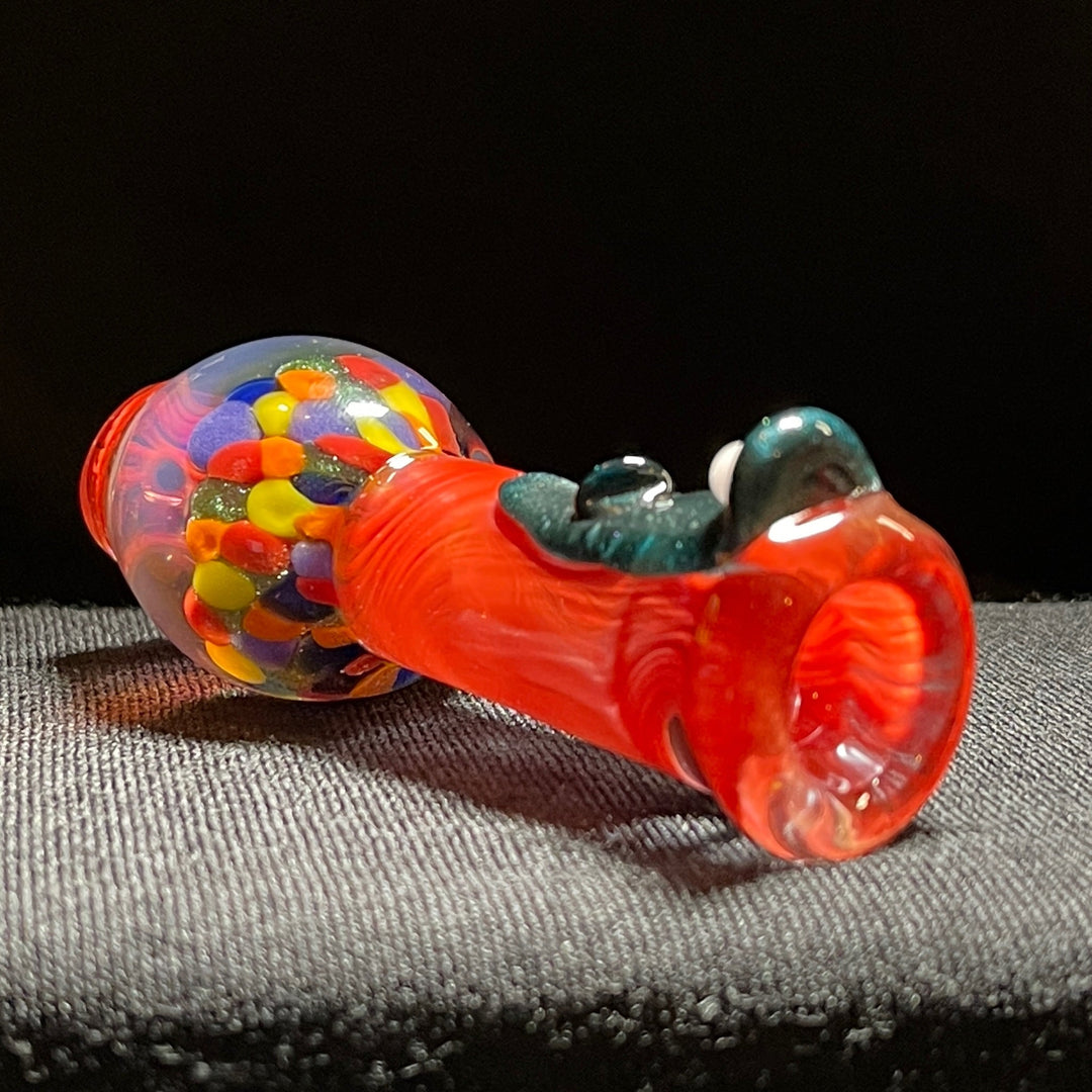 Gumball Chillum Glass Pipe Loco-Motive Glass   