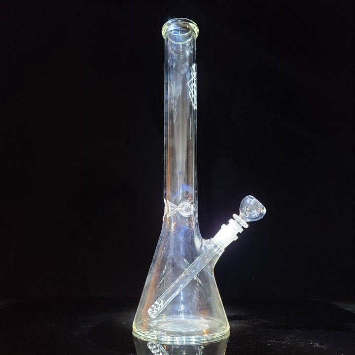 Augy Clear Straight 18" Beaker Bong Glass Pipe Augy Glass   