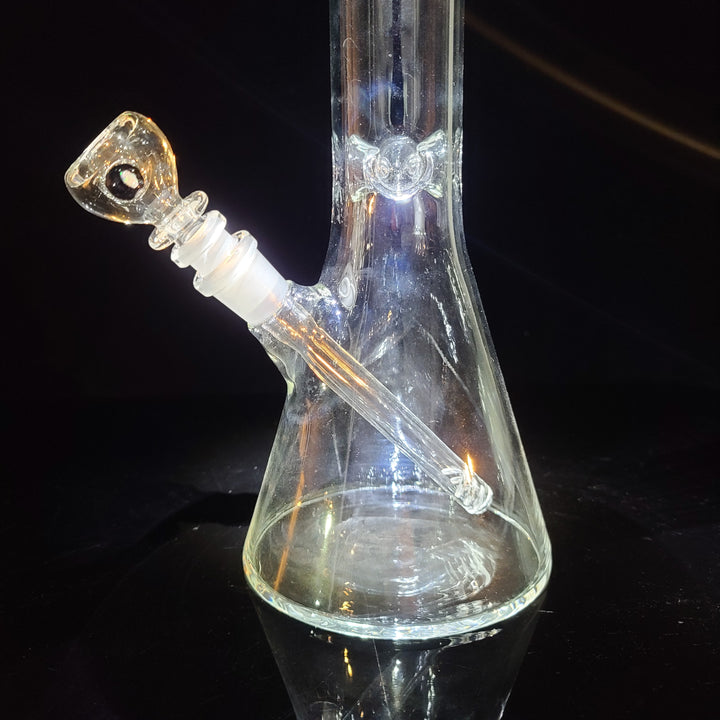 Augy Clear Straight 18" Beaker Bong Glass Pipe Augy Glass   