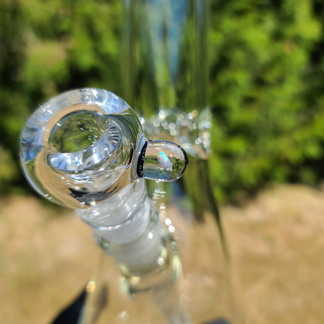 Augy Clear Straight 18" Beaker Bong Glass Pipe Augy Glass   