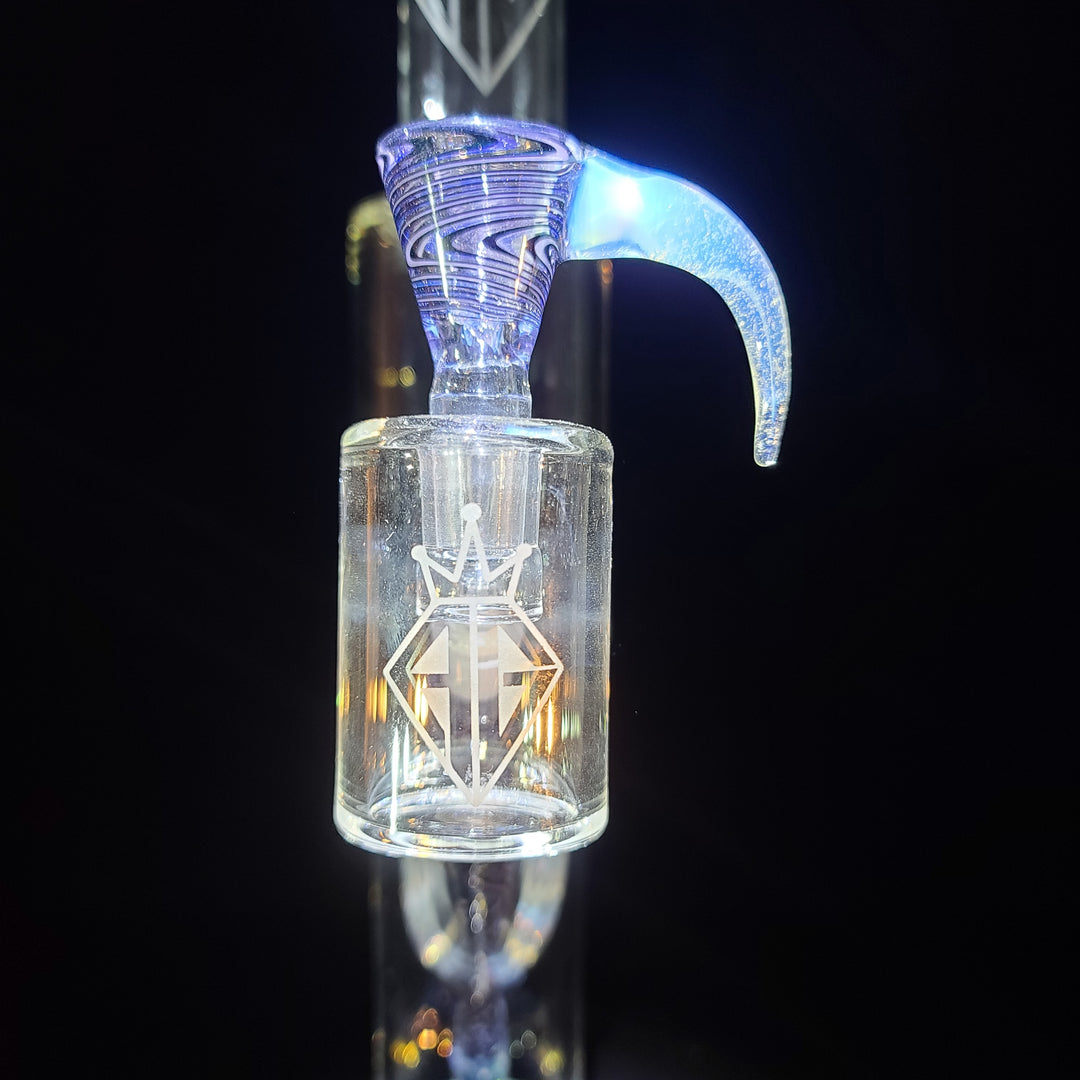 Augy 15" Straight Shower Linework Bong Glass Pipe Augy Glass   