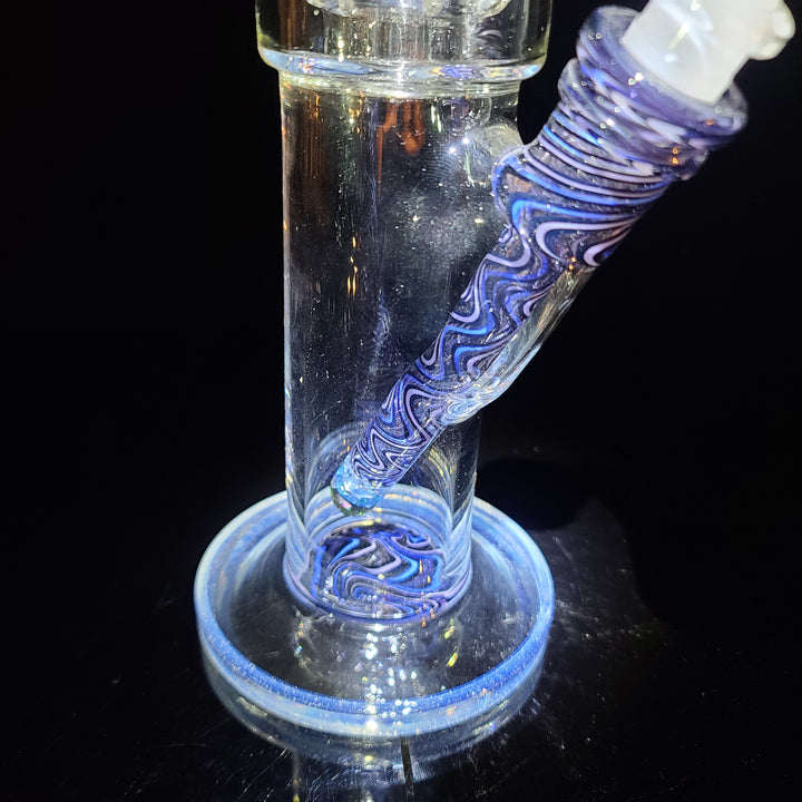 Augy 15" Straight Shower Linework Bong Glass Pipe Augy Glass   