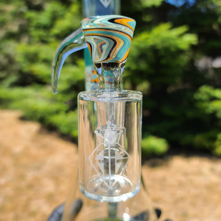 Augy 15" Linework Beaker Bong Glass Pipe Augy Glass   