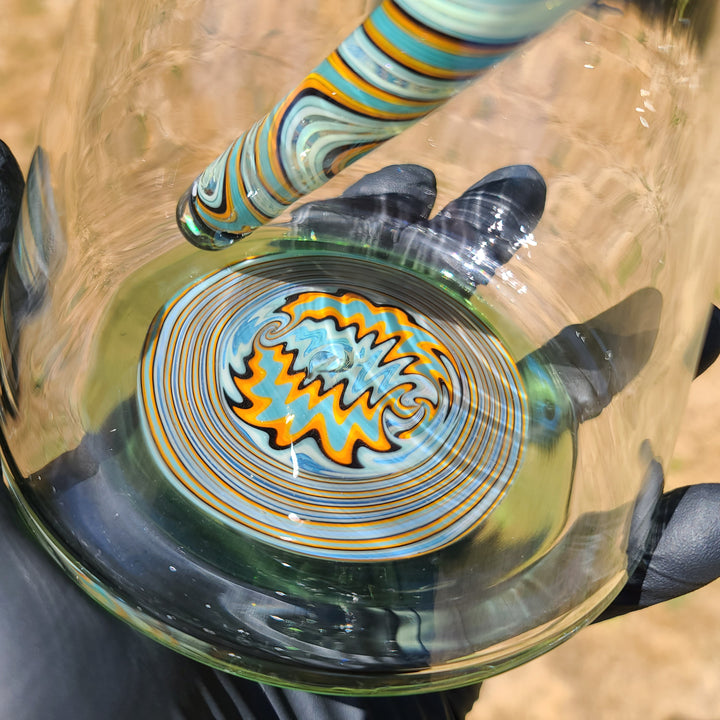 Augy 15" Linework Beaker Bong Glass Pipe Augy Glass   