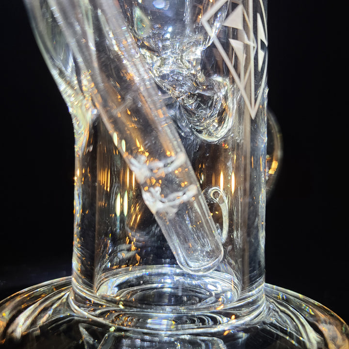 Augy 10 mm Clear Recycler Water Pipe Augy Glass   