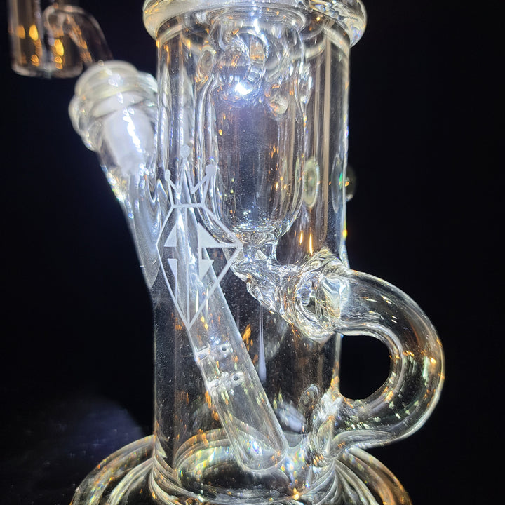 Augy 10 mm Clear Recycler Water Pipe Augy Glass   