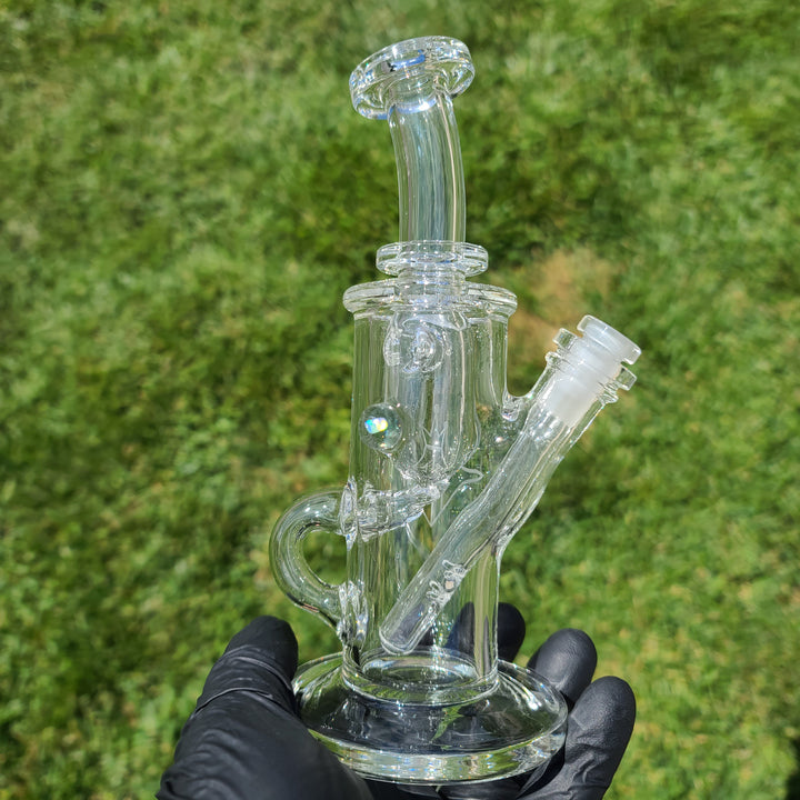 Augy 10 mm Clear Recycler Water Pipe Augy Glass   