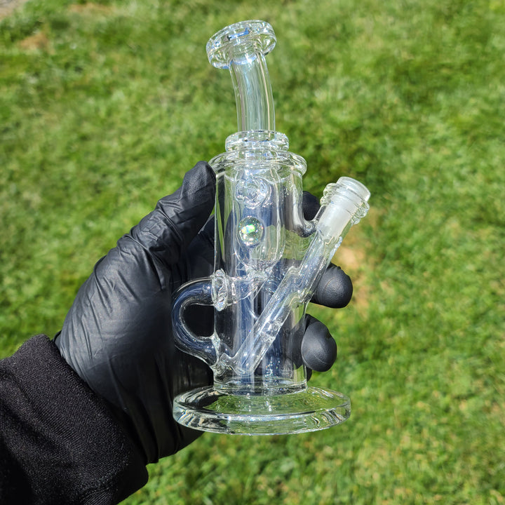 Augy 10 mm Clear Recycler Water Pipe Augy Glass   