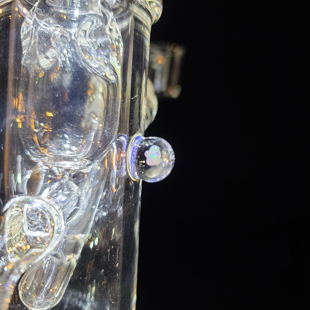 Augy x Tako 10mm Clear Recycler Water Pipe Augy Glass   