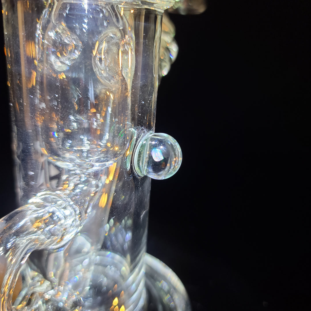 Augy x Tako 10mm Clear Recycler Glass Pipe Augy Glass   