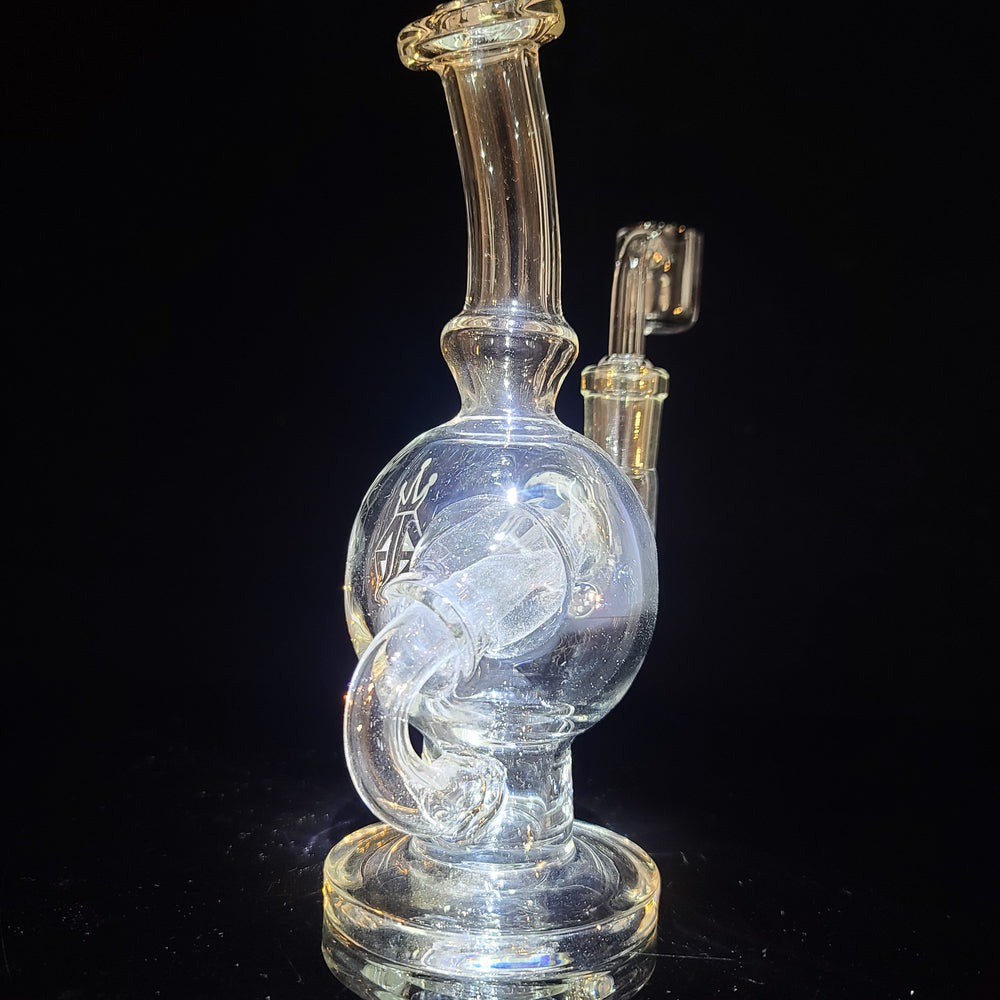 Augy 14 mm Compact Ball Recycler Glass Pipe Augy Glass   