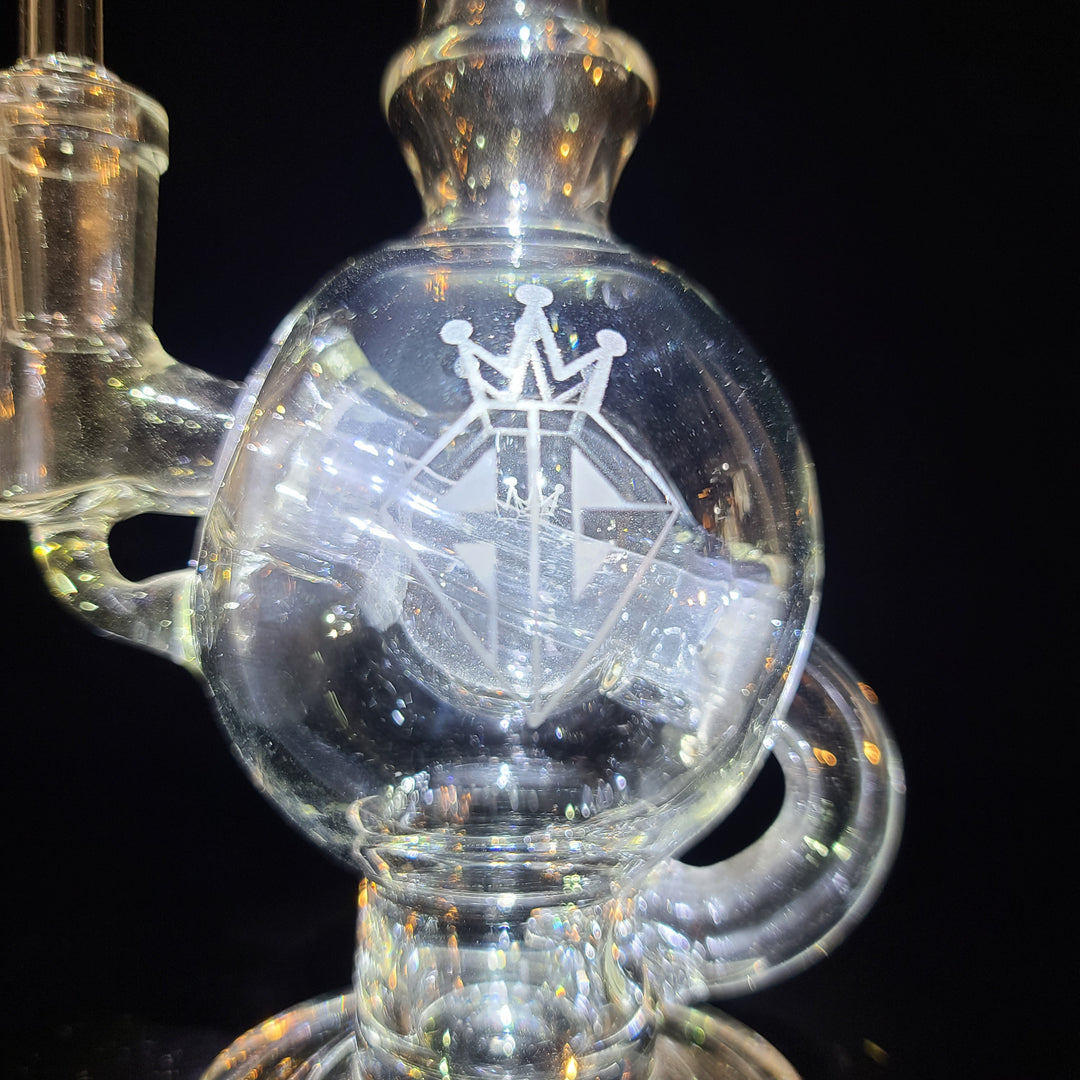 Augy 14 mm Compact Ball Recycler Glass Pipe Augy Glass   