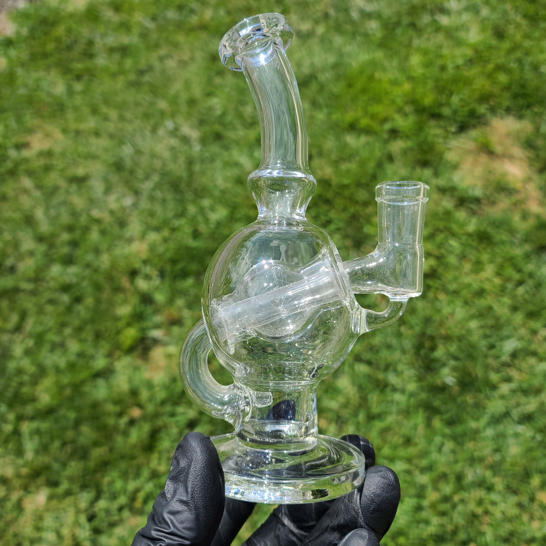 Augy 14 mm Compact Ball Recycler Glass Pipe Augy Glass   