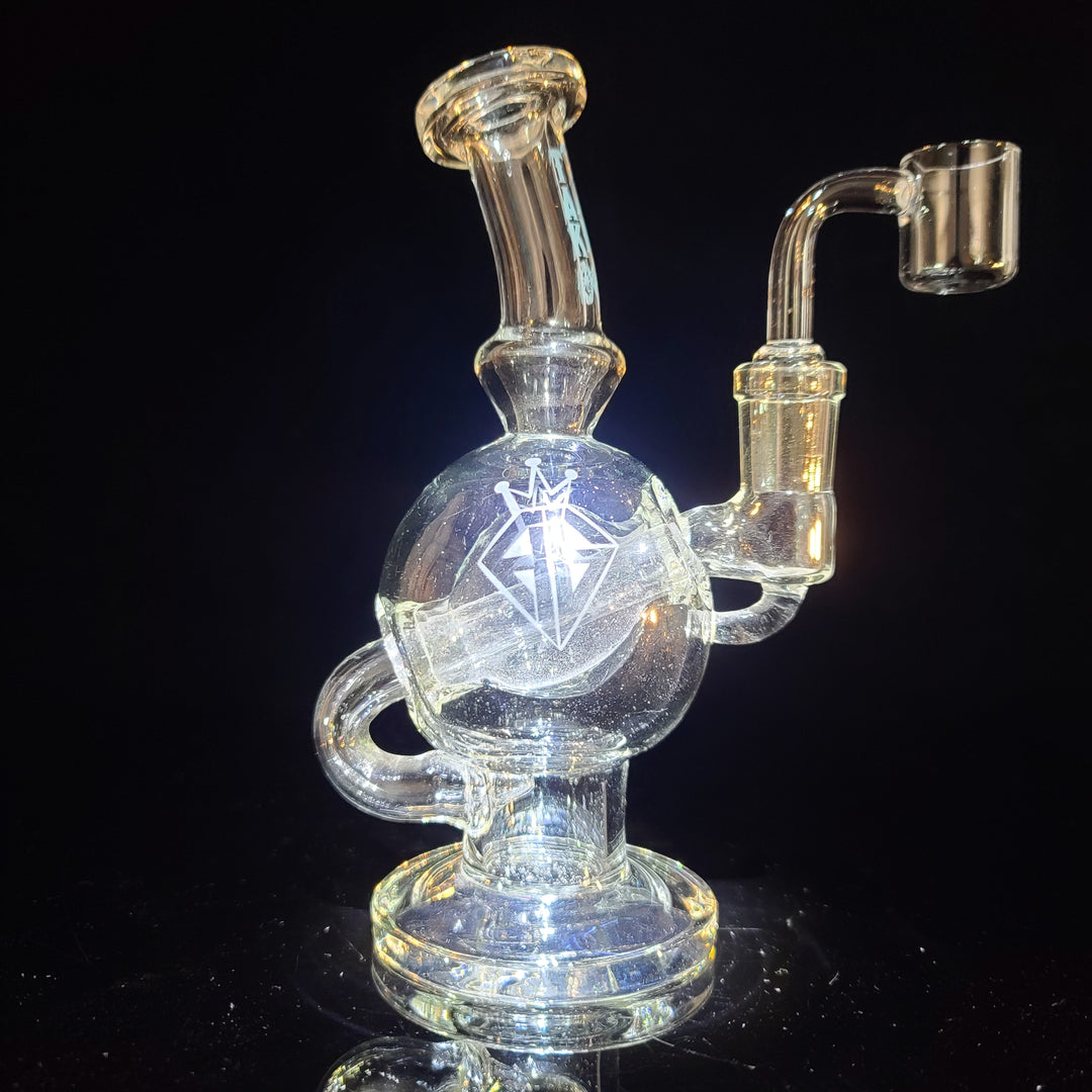 Augy X Tako 14 mm Compact Ball Recycler Water Pipe Augy Glass   