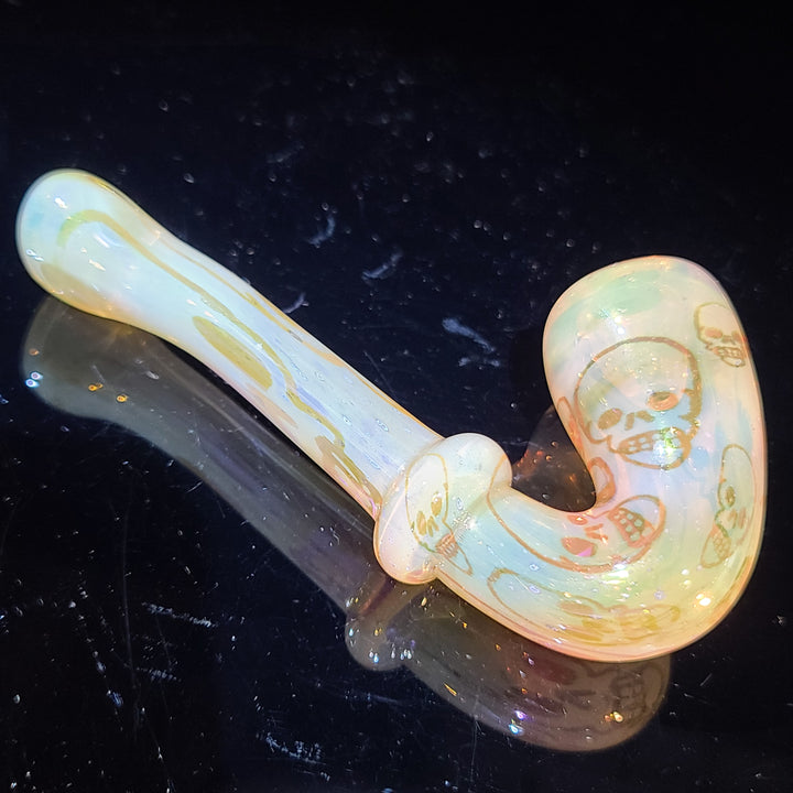 Carbon Tech Skull Sherlock from Bob Badtram Glass Pipe Bob Badtram   